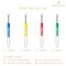 BEADNOVA Seam Ripper 4pcs Stitch Eraser Thread Cutter Small Clothes Tag Remover Seam Rippers for Sewing Crafting Thread Removing (4 Colors)